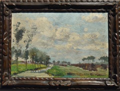 Paul MATHIEU (1872 – 1932) Belgian Post Impressionist Landscape Oil Painting