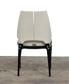 Paul Mathieu X Luxury Living Contour Chair Set of 2 Cream