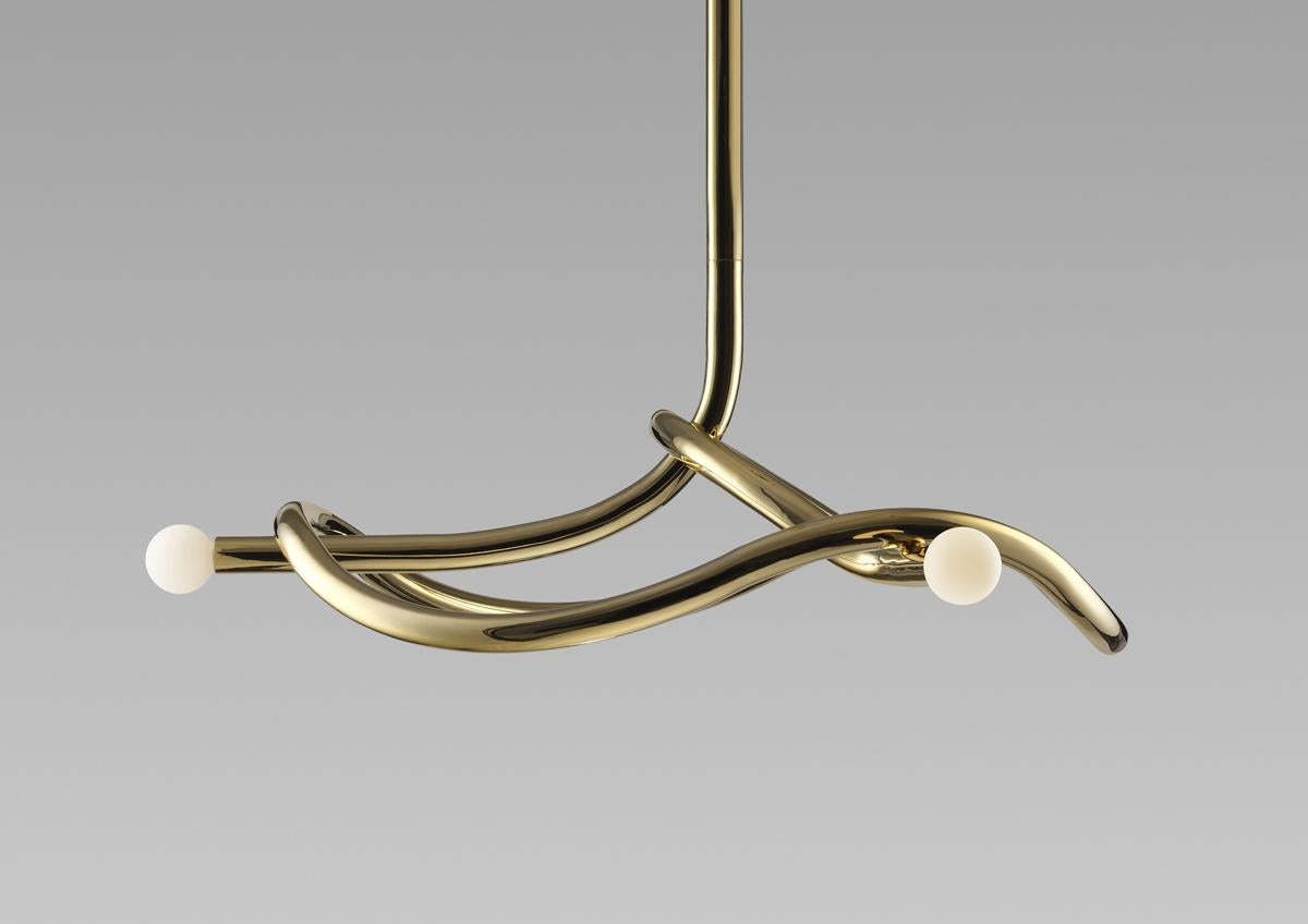 Paul Matter Tryst Three contemporary chandelier For Sale 4