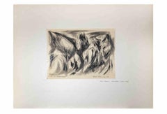 Mountains - Drawing by Paul-Maurice Chevalier - Early 20th Century