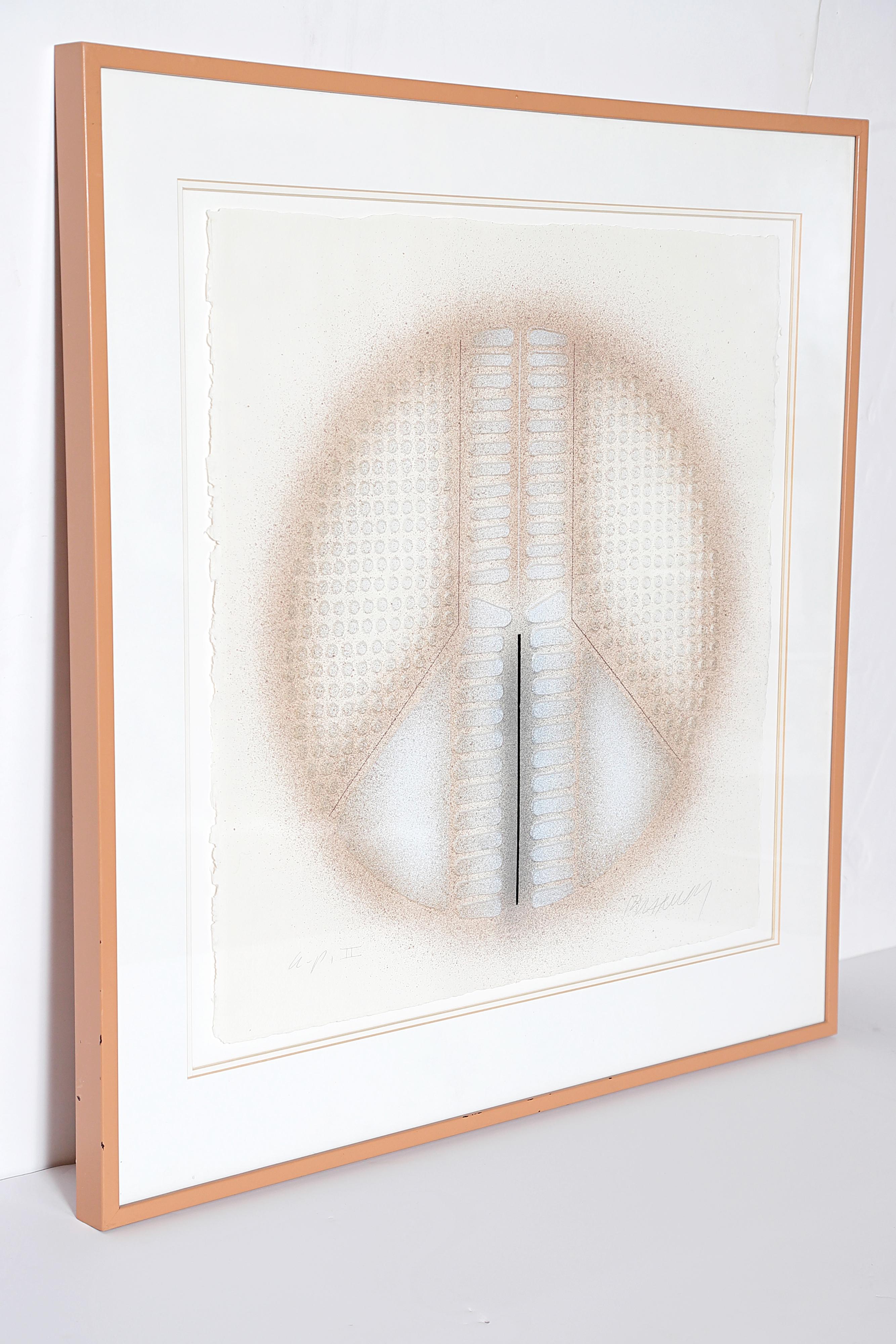 Late 20th Century Paul Maxwell Artist's Proof II / Peace Sign