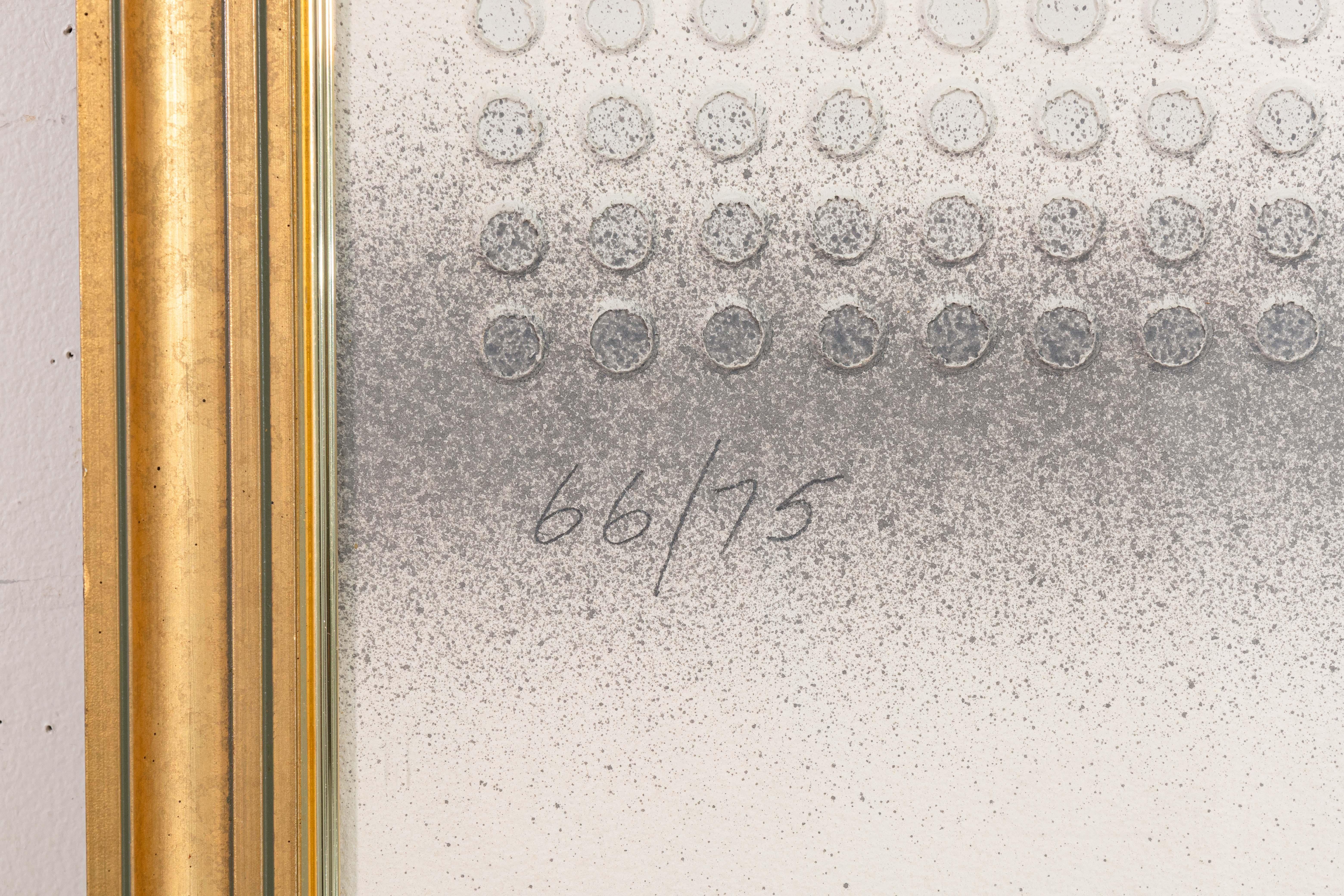 Paul Maxwell Modernista Firmado Papel Colado Arte Tridimensional 66/75 Enmarcado en venta 1