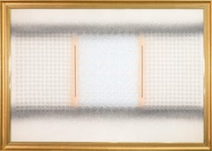 Paul Maxwell Modernista firmato su carta fusa Arte tridimensionale 66/75 incorniciato