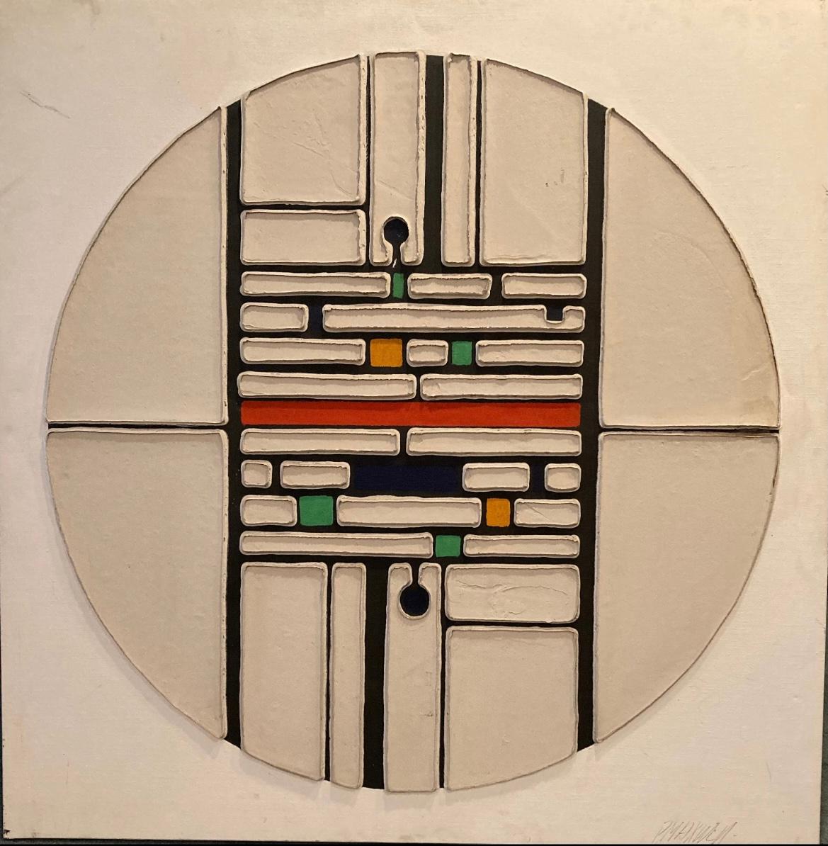 “Geometric 3D Design“ - Painting by Paul Maxwell