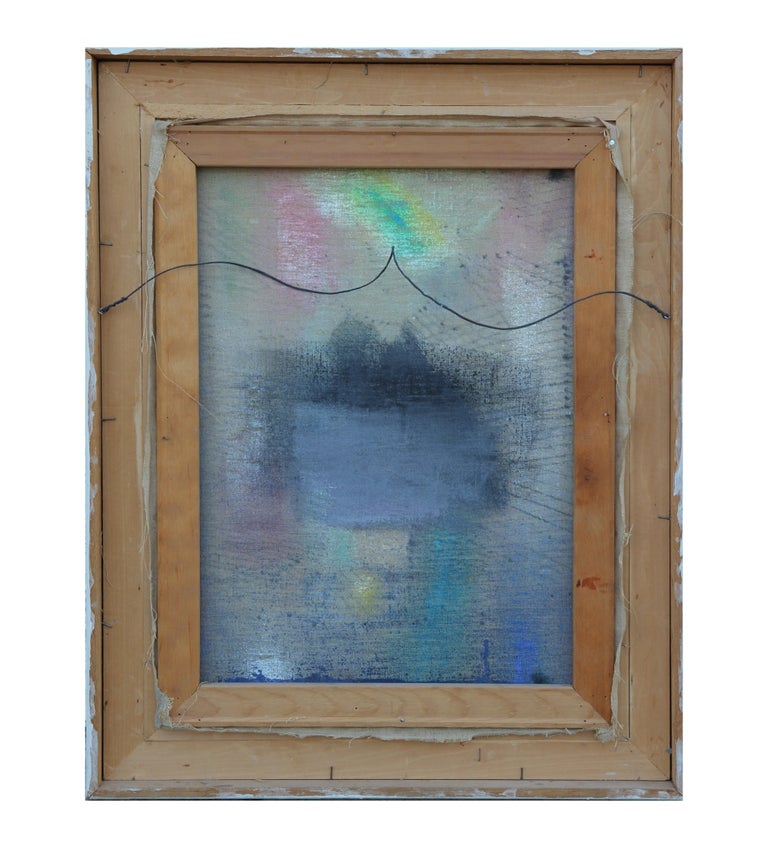 Paul Maxwell - Untitled Modern Geometric Blue Tonal Abstract Still Life ...