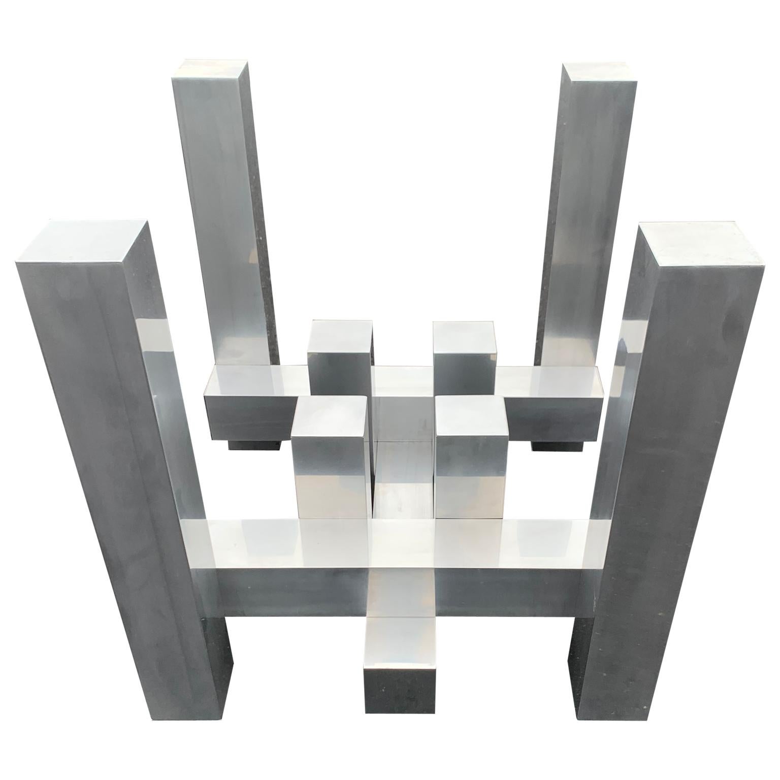 aluminium table base