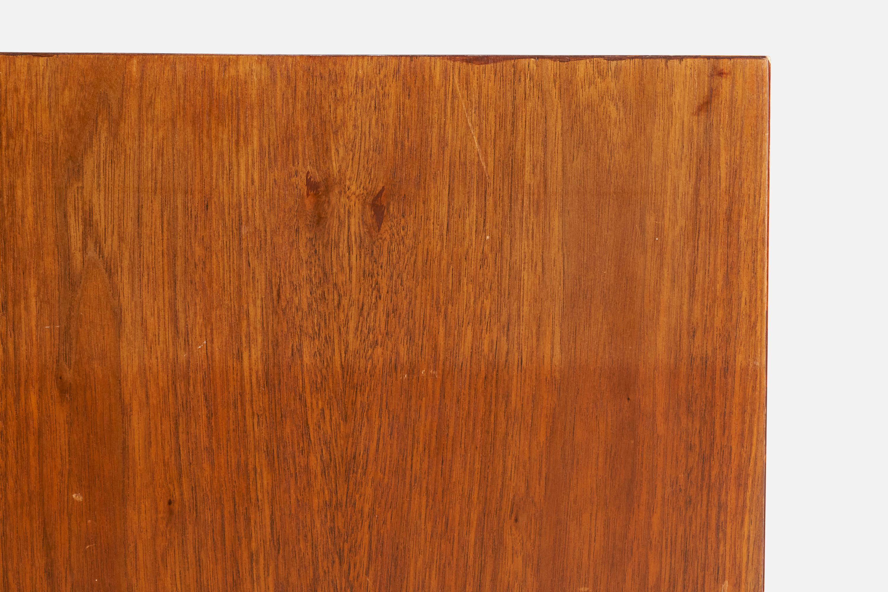 Chêne Attribution Paul Mayen, table d'appoint en chêne, États-Unis, 1970 en vente
