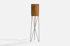 Paul Mayén, lampadaire, fer, fibre de verre, États-Unis, années 1950