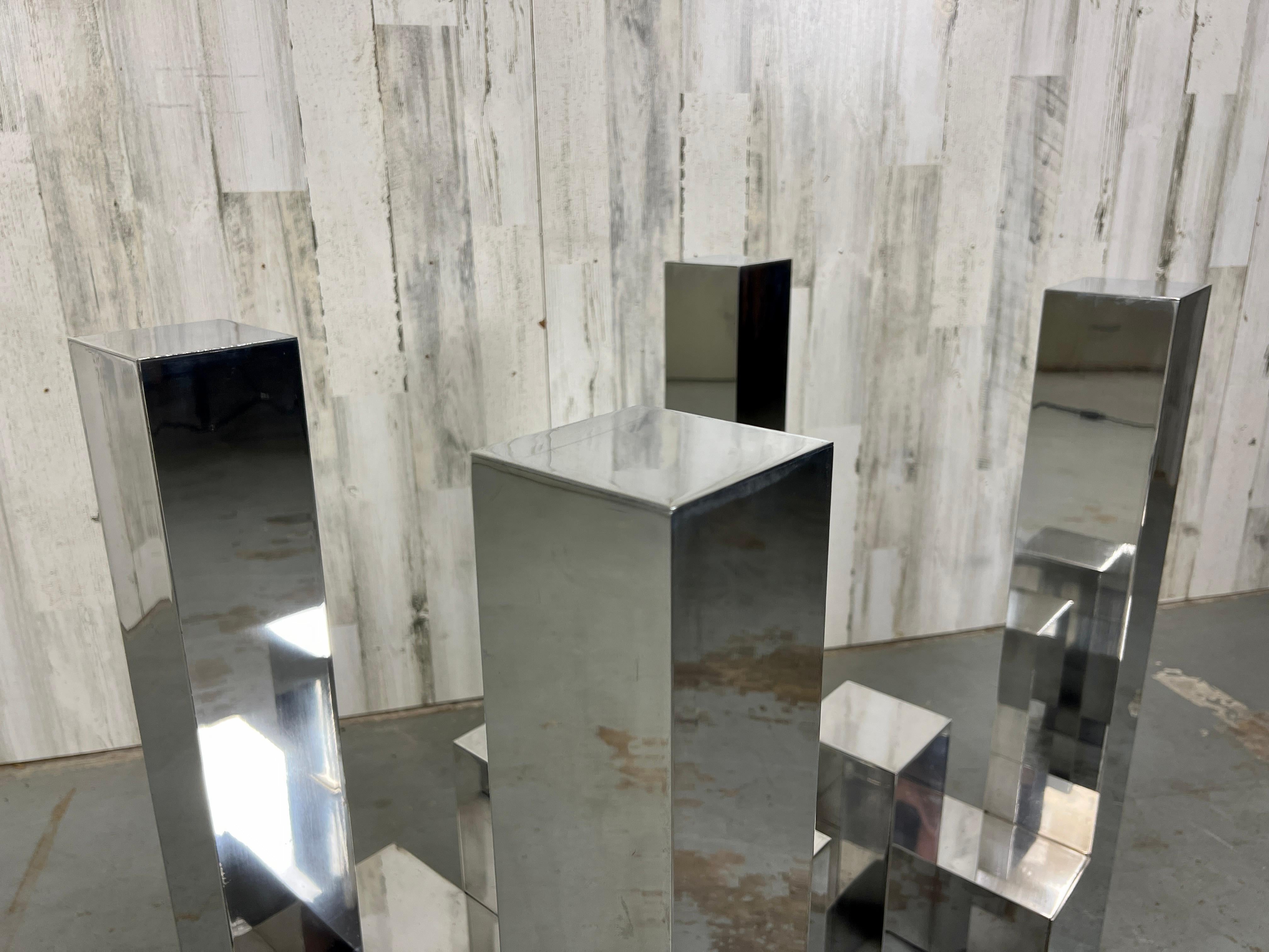 Esstisch aus Aluminium von Paul Mayen für Habitat Cityscape  im Angebot 8