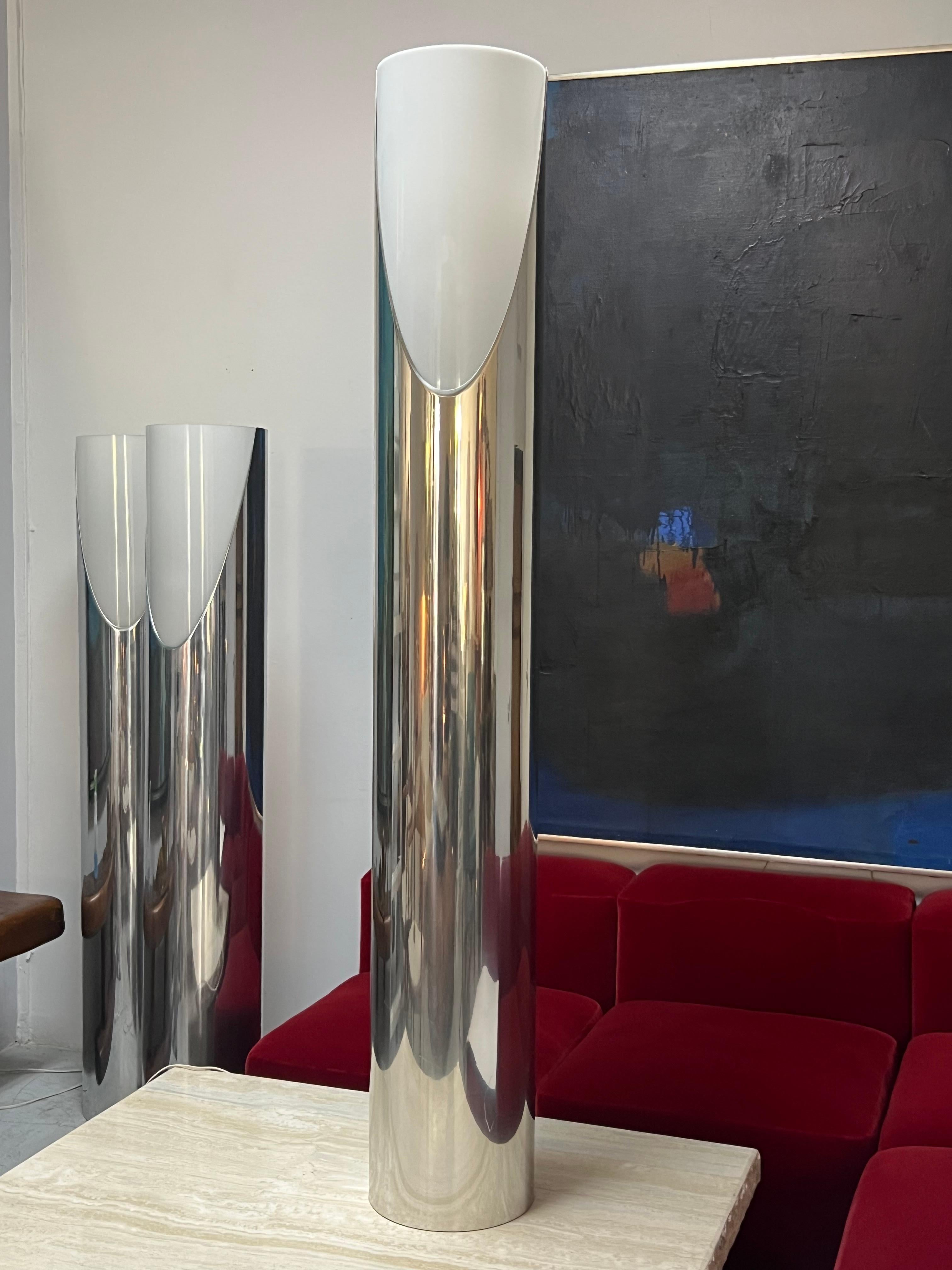American Paul Mayen for Habitat Cylinder Floor Lamp 1970s