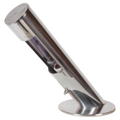 Retro Paul Mayen for Habitat Slanted Tubular Polished Aluminum Lamp