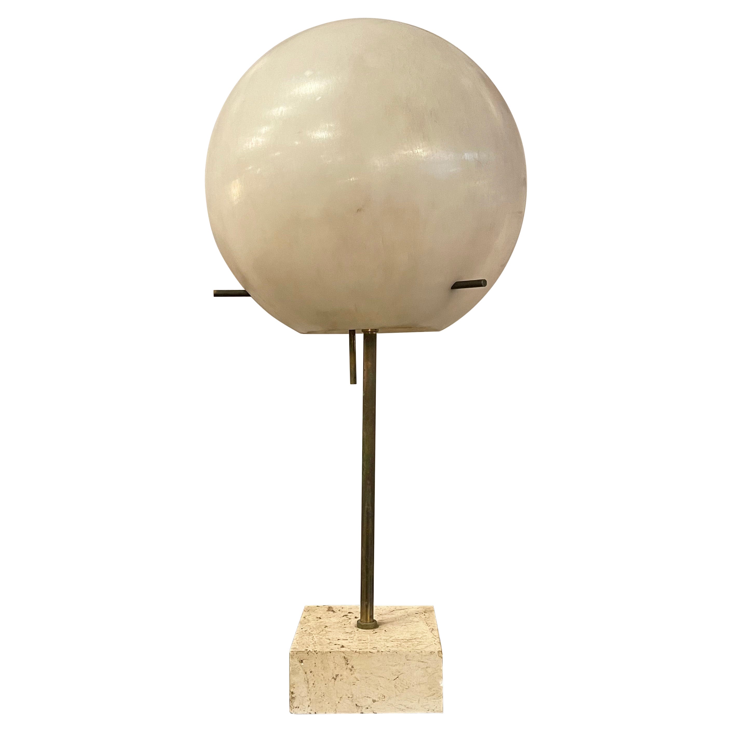 Paul Mayen for Habitat Travertine Lollipop Table Lamp