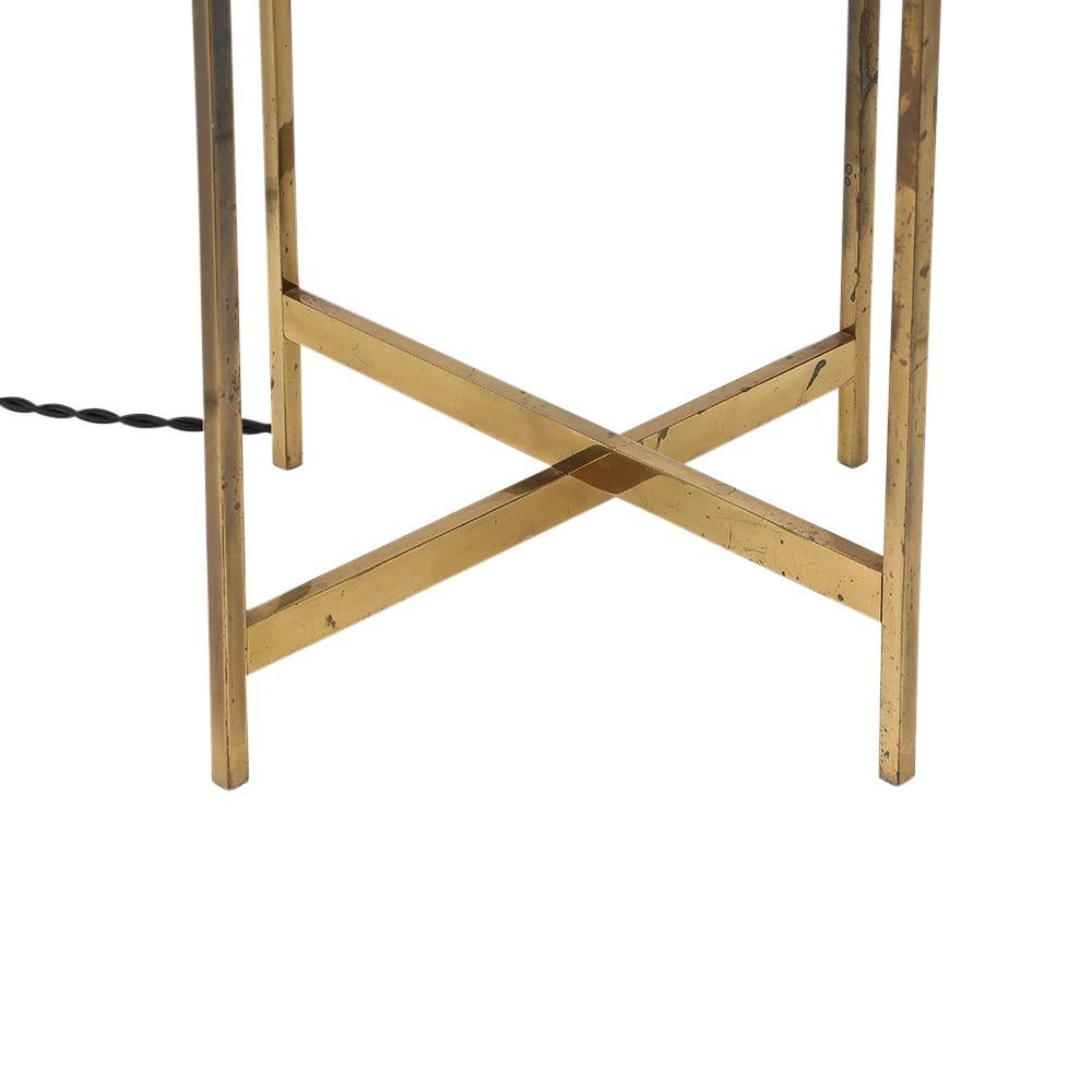 Milieu du XXe siècle Paul Mayen Lampe de table Habitat, laiton, acrylique en vente