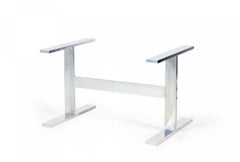 Paul Mayen Mid-Century Aluminum I-Frame Desk / Dining Table Base