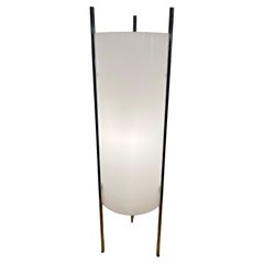 Paul Mayen Modern Chrome and Acrylic Cylinder Table Lamp