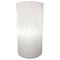 Paul Mayen White Cylinder Lucite Floor or Table Lamp for Habitat