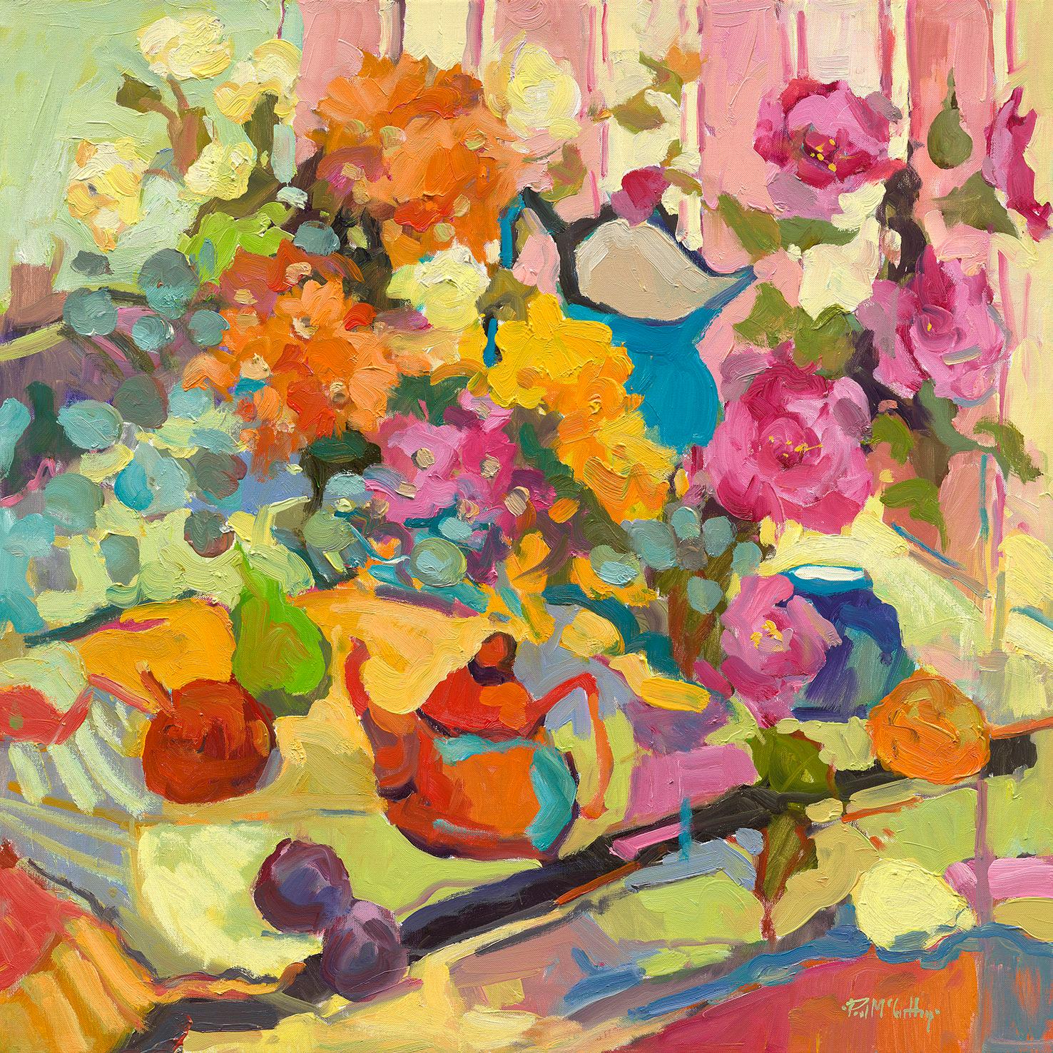 Floral Tea - Still Life Painting