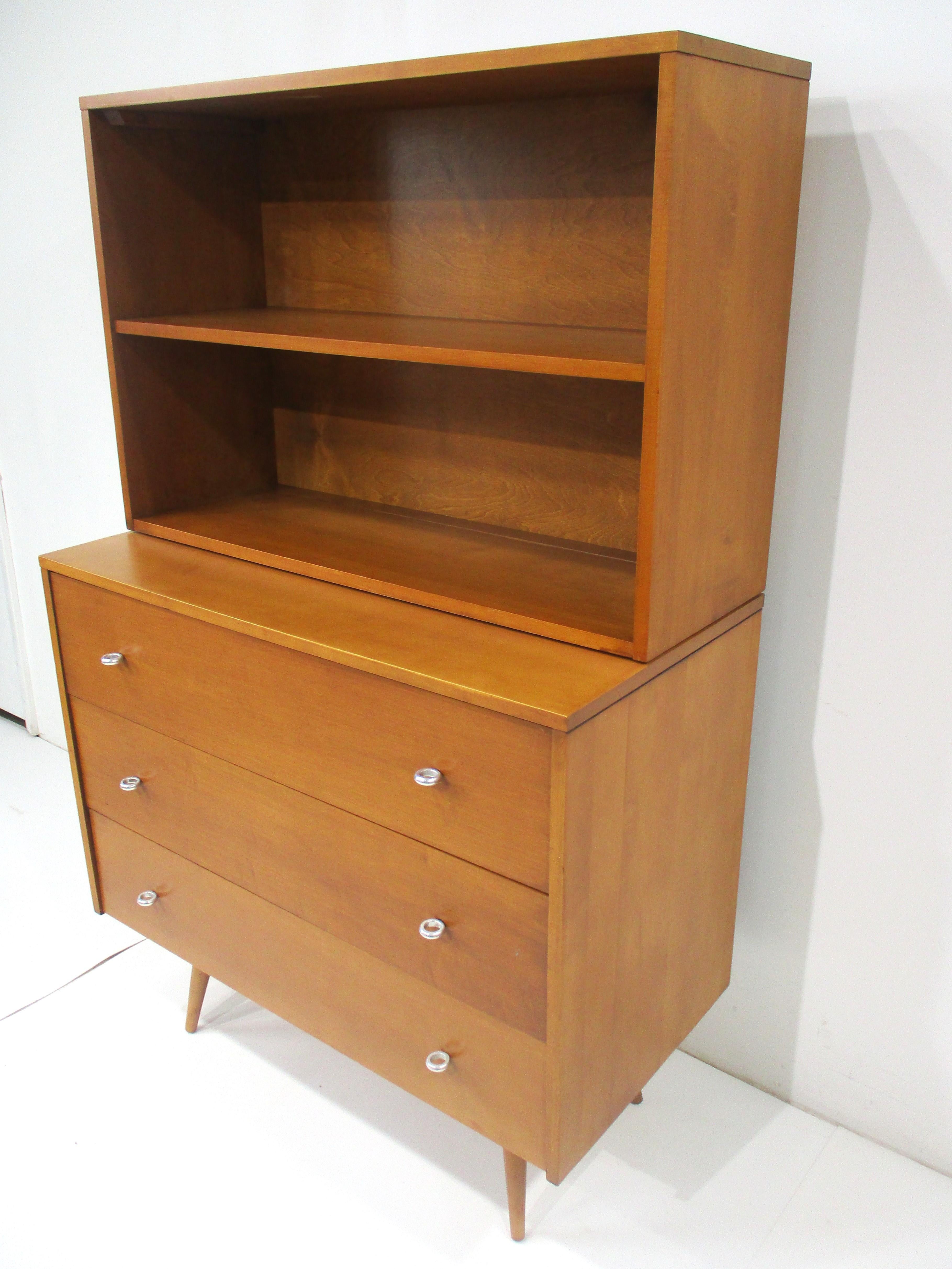 Paul McCobb 2 pc. Bookcase / Chest from the Planner Group Collection  For Sale 5