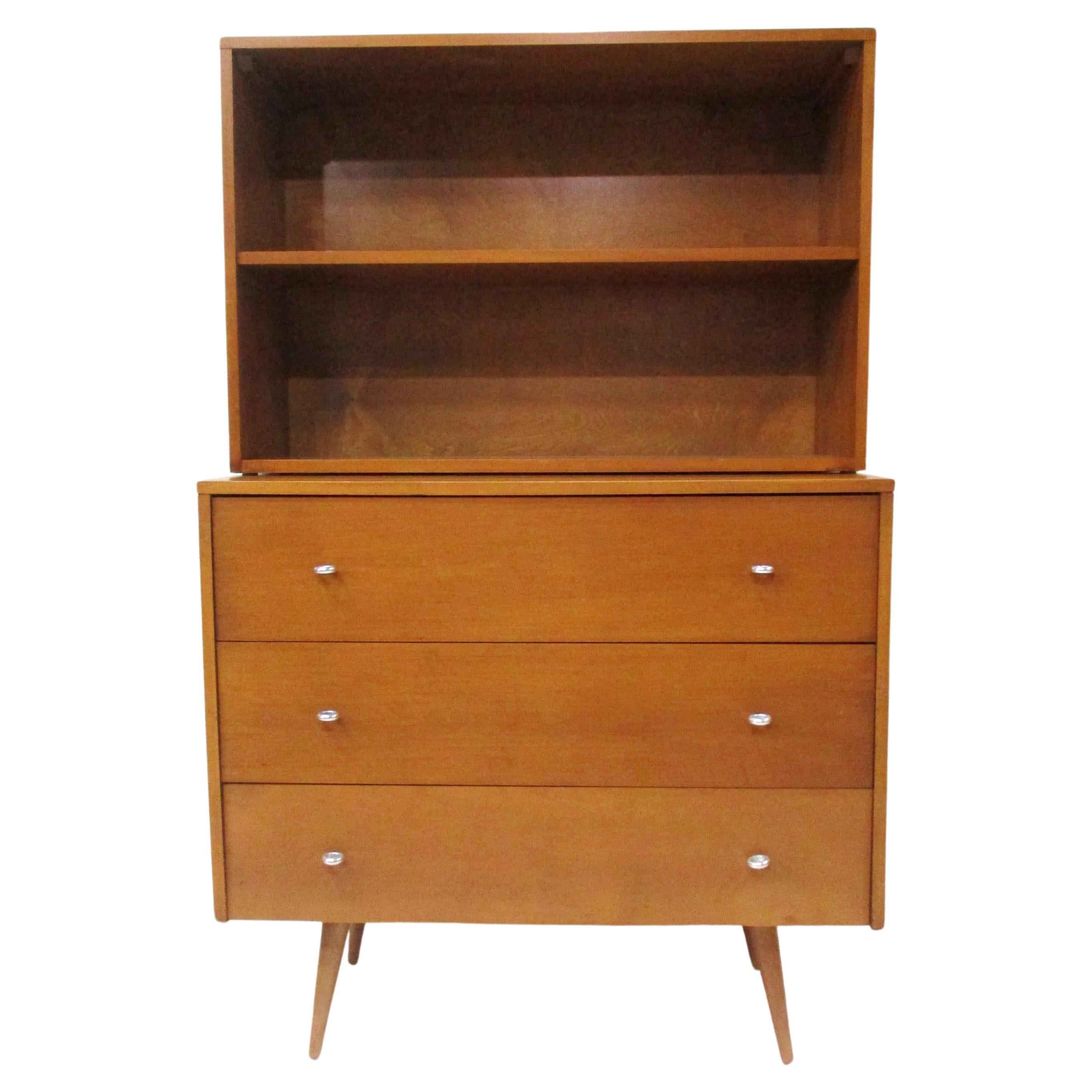 Paul McCobb 2 pc. Bookcase / Chest from the Planner Group Collection  For Sale