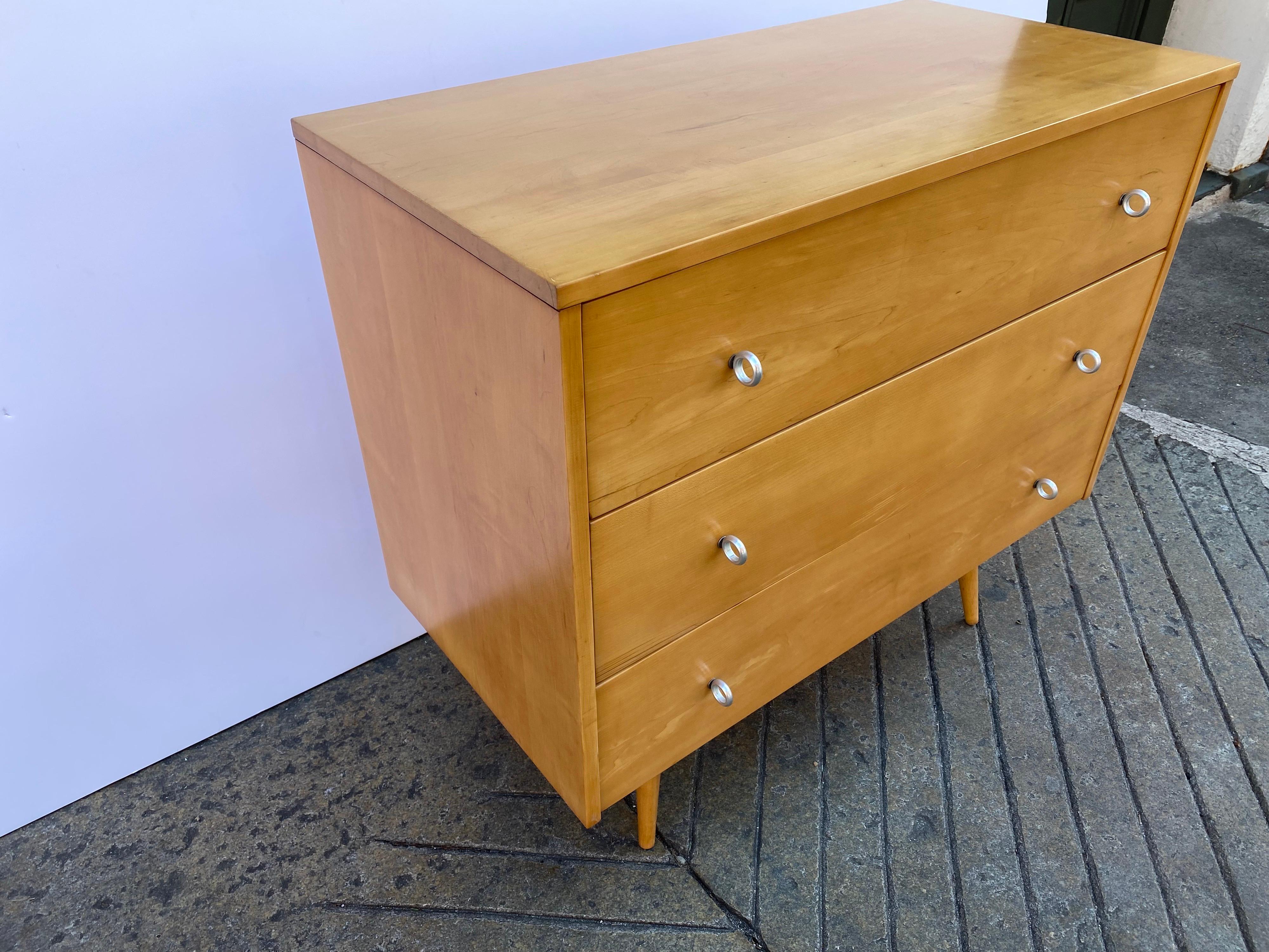 Mid-Century Modern Paul McCobb 3 Drawer Dresser