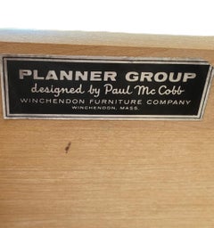 Paul McCobb 3 Drawer Planner Group Dresser in Maple