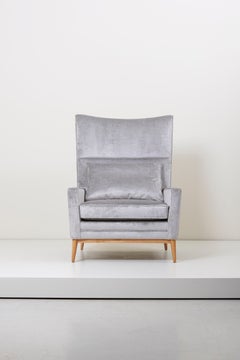 Paul McCobb 314 Lounge Chair in Chase Erwin Velvet for Directional
