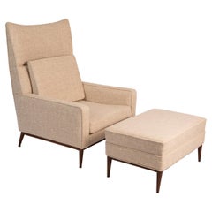 Retro Paul McCobb 314 Lounge Chair & Ottoman