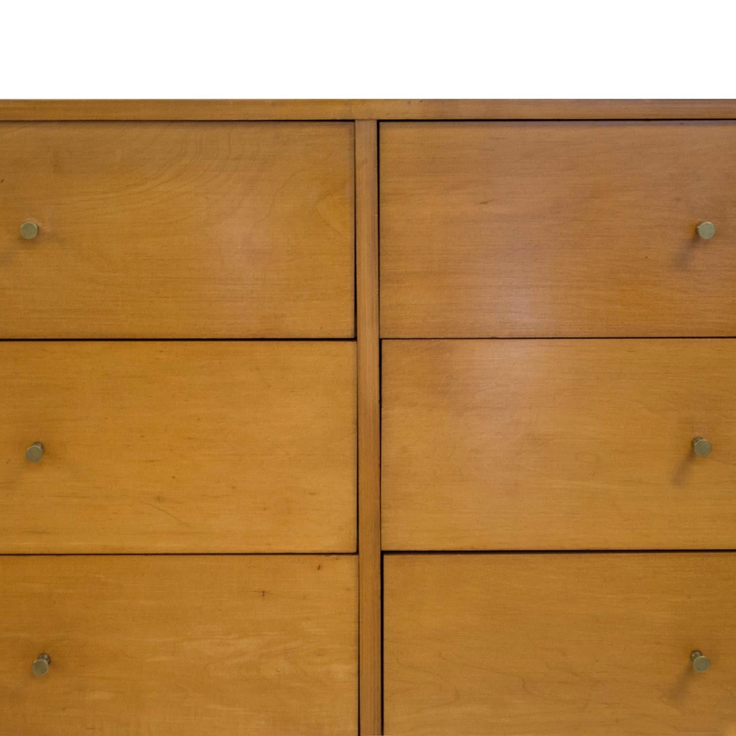 Mid-Century Modern Paul McCobb 6 Drawer Dresser Original Finish For Sale