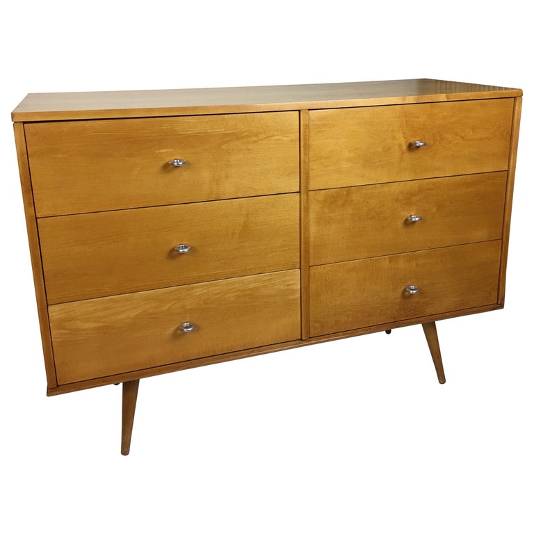 Paul Mccobb 6 Drawer Dresser With Bench For Sale At 1stdibs