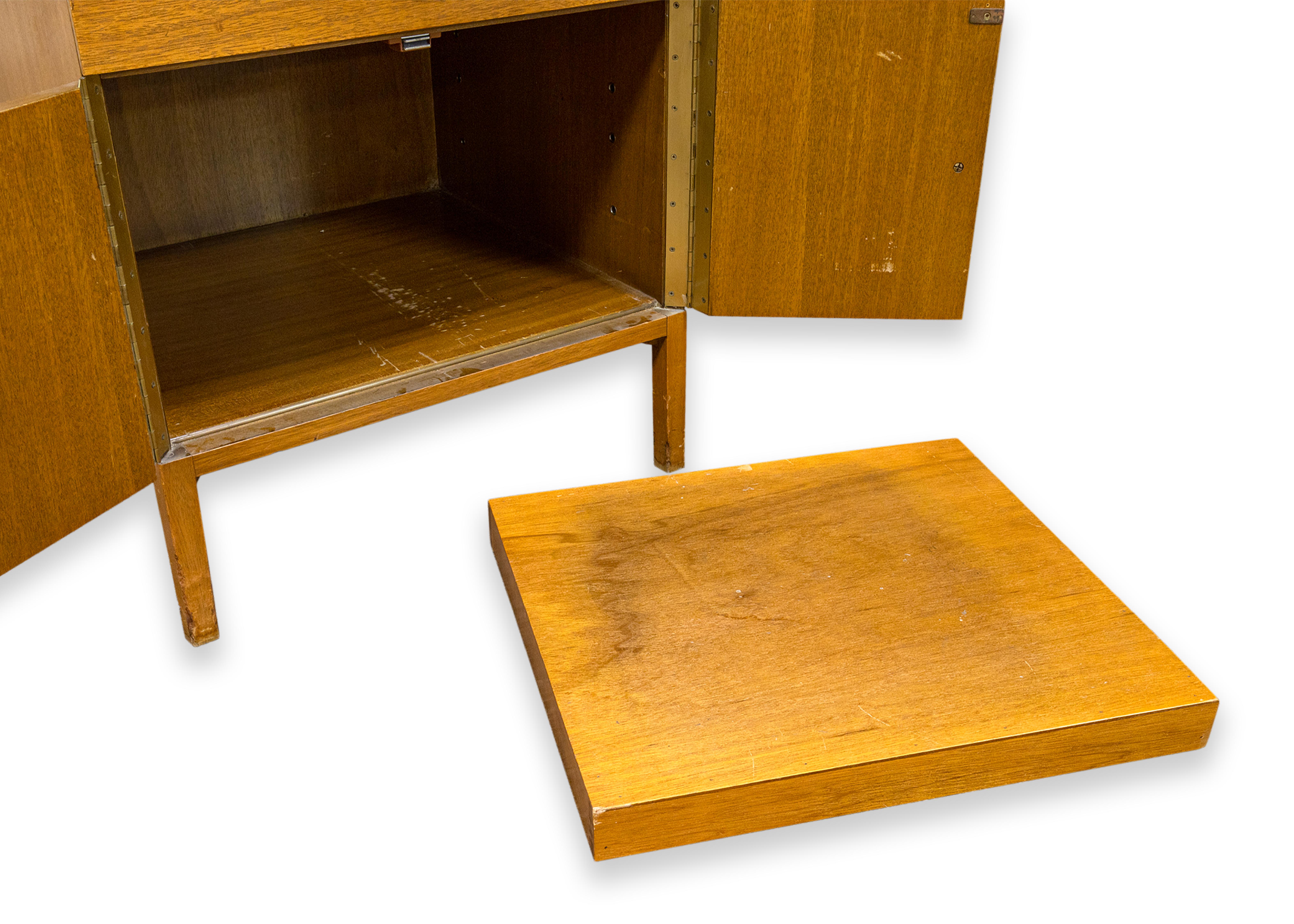 Paul McCobb 7770 Nachttisch mit Holzplatte für Calvin Furniture Co. Grand Rapids Mod im Angebot 2