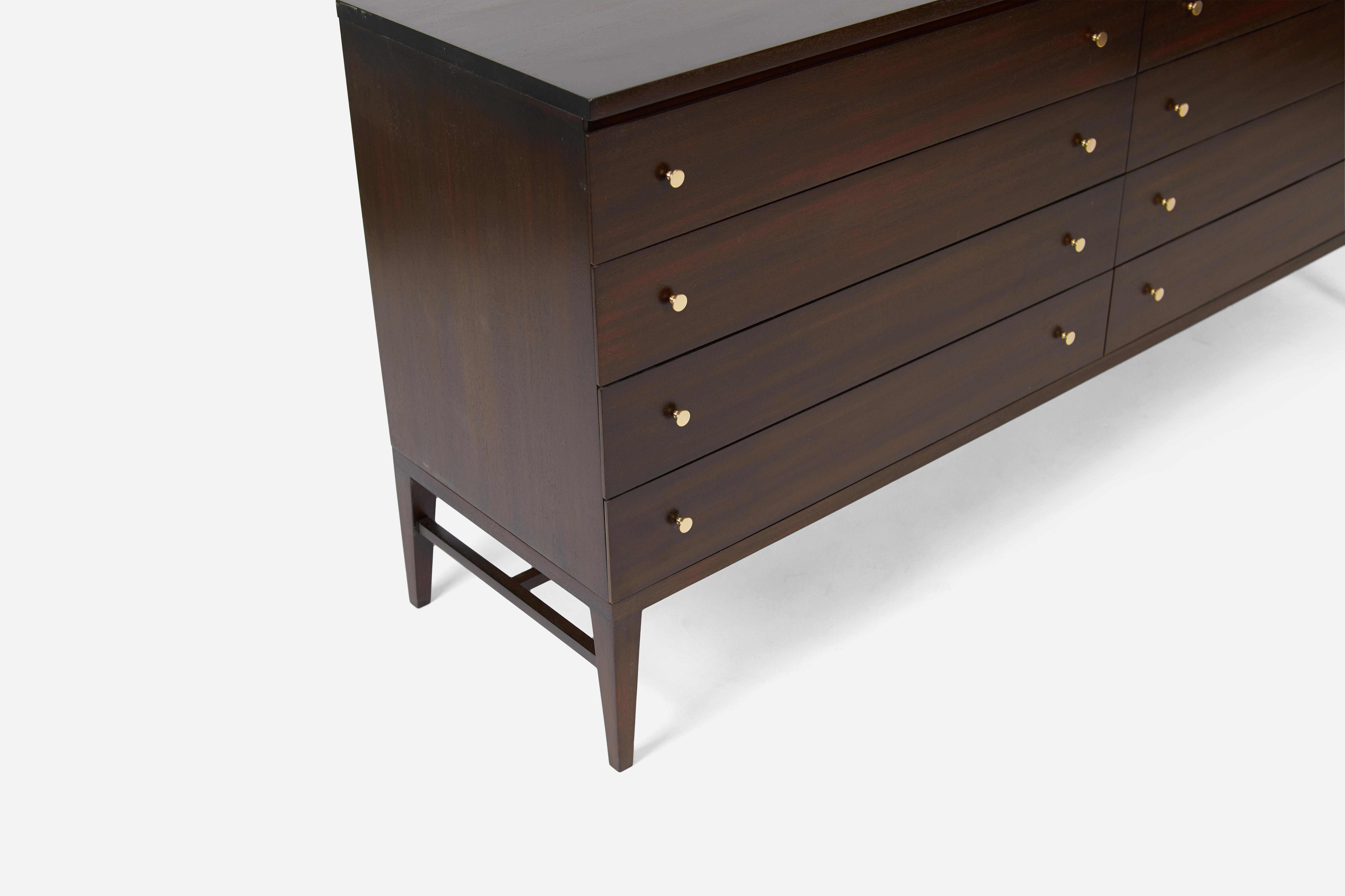 Mid-Century Modern Paul McCobb 8-Drawer Dresser for Calvin Furniture