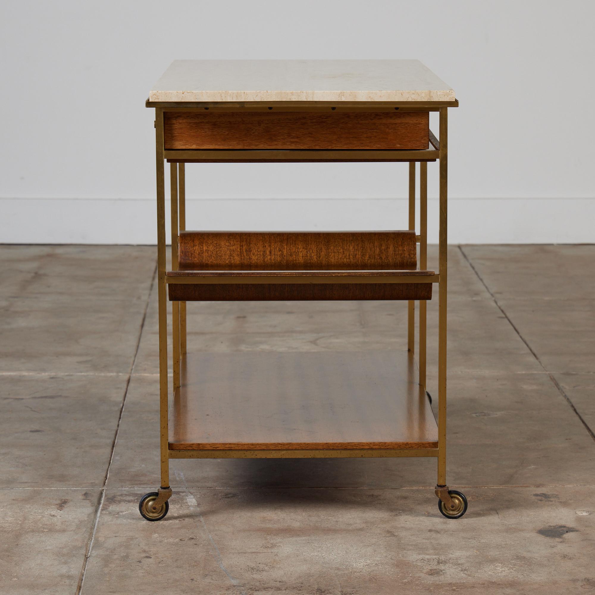 Paul McCobb Bar Cart for Calvin In Good Condition In Los Angeles, CA