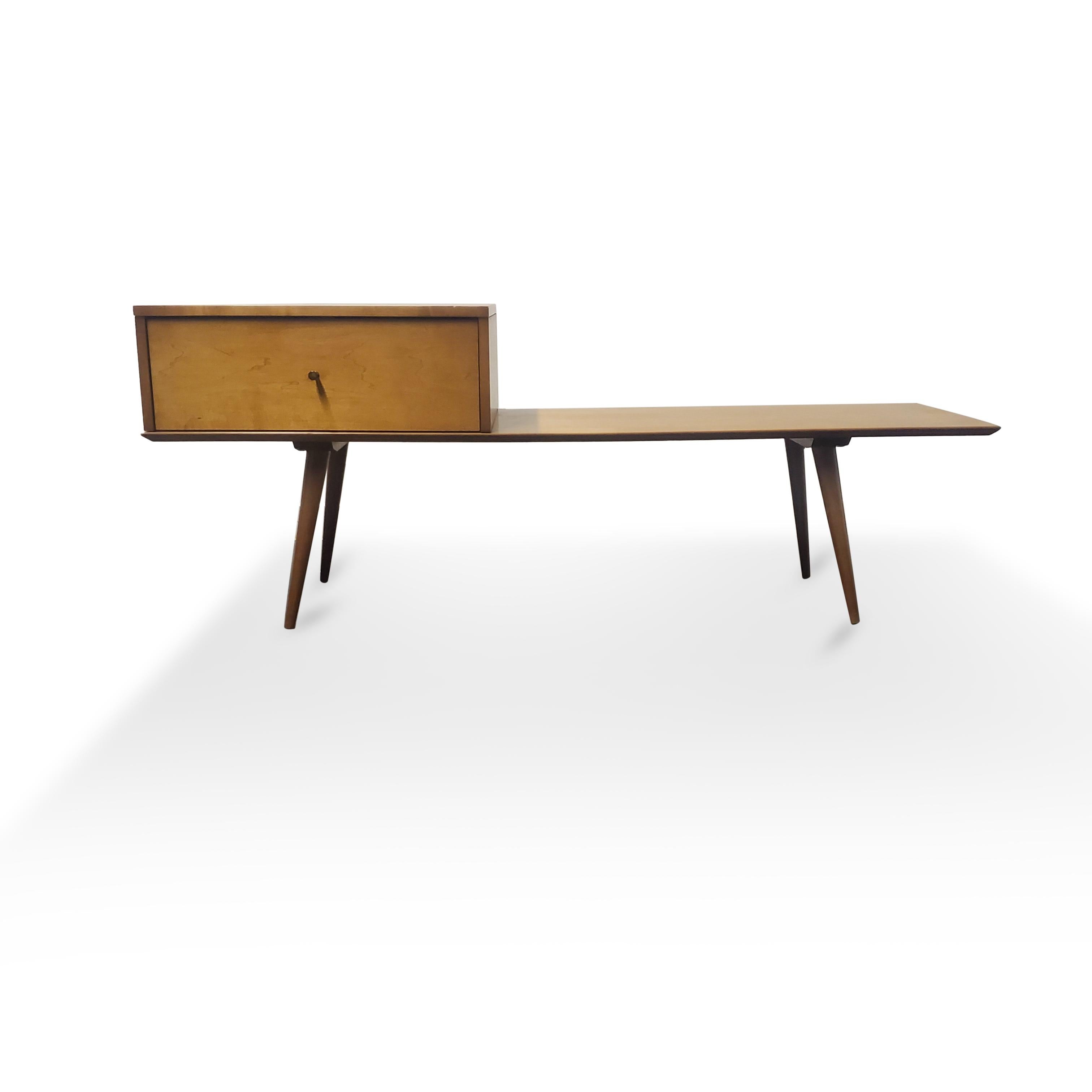 Paul McCobb bench with cabinet for planner group 



Measures: 14.5