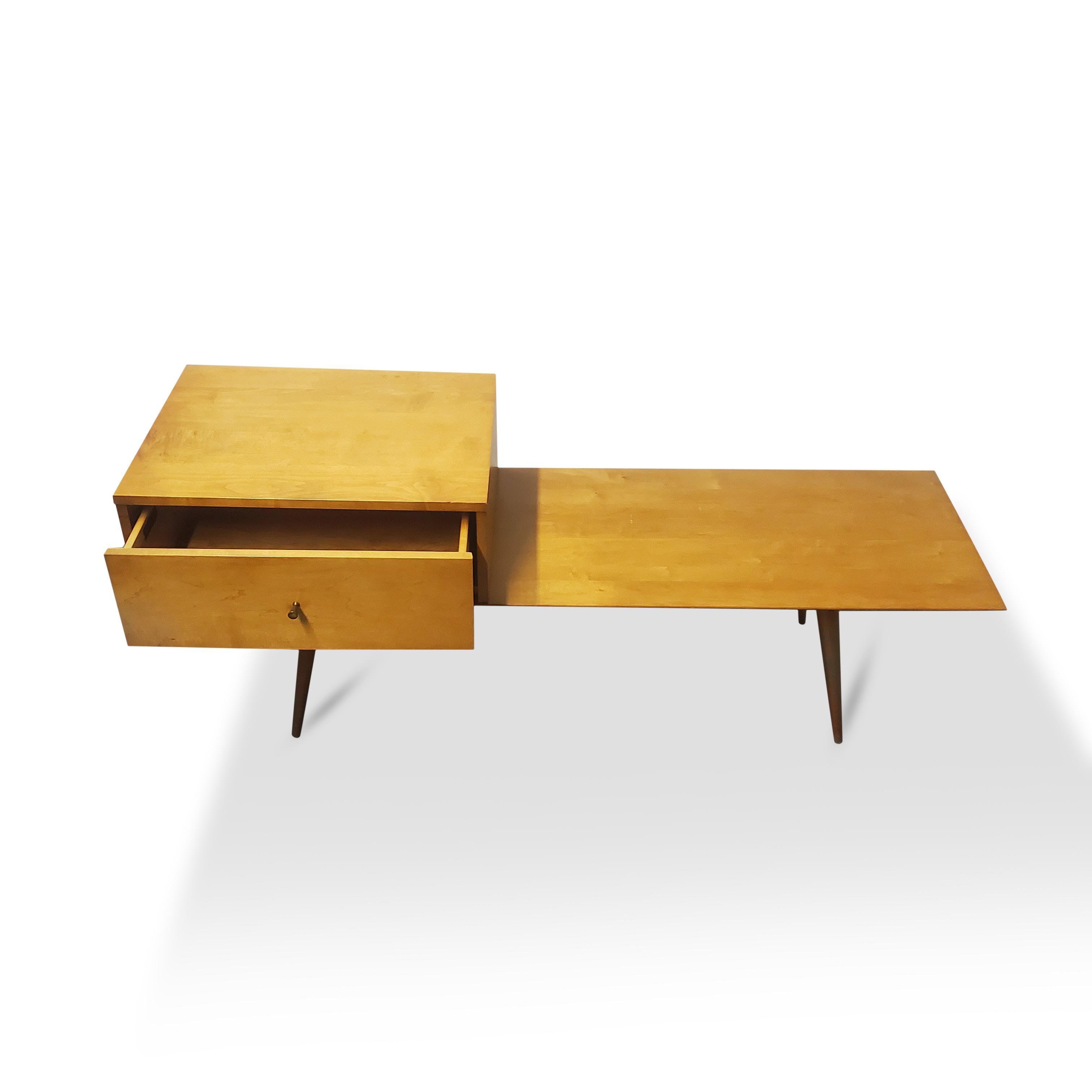 American Paul McCobb Bench with Cabinet for Planner Group