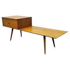 Paul McCobb Bench with Cabinet for Planner Group
