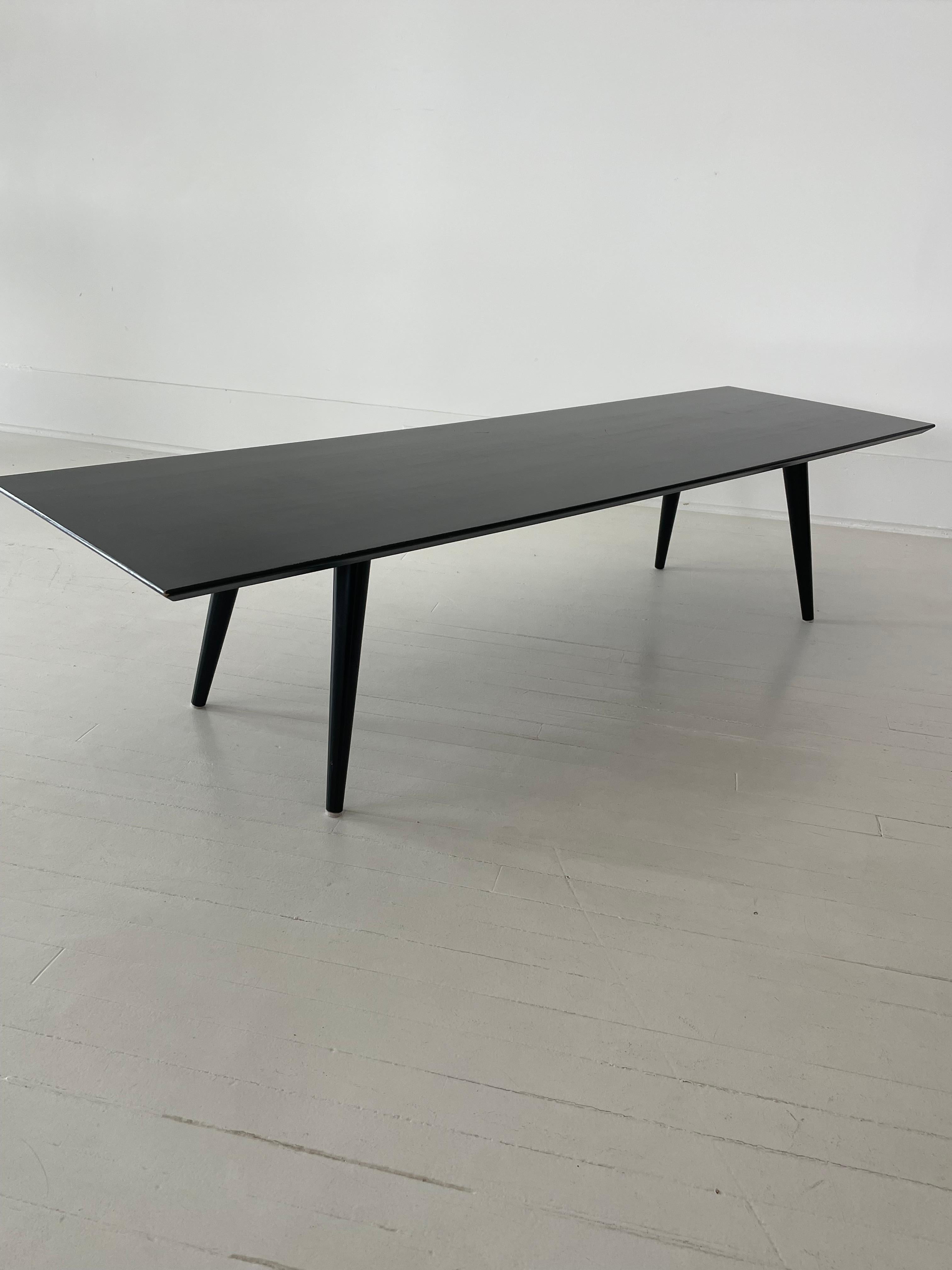 Paul McCobb Black 60 Inch Coffee Table / Bench 4