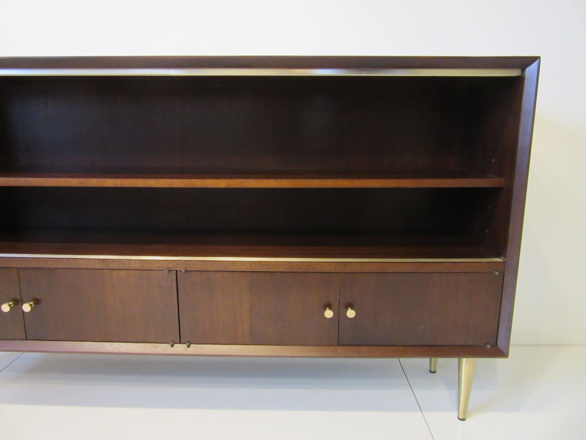 Mahogany Paul McCobb Bookcase / Cabinet by Winchendon