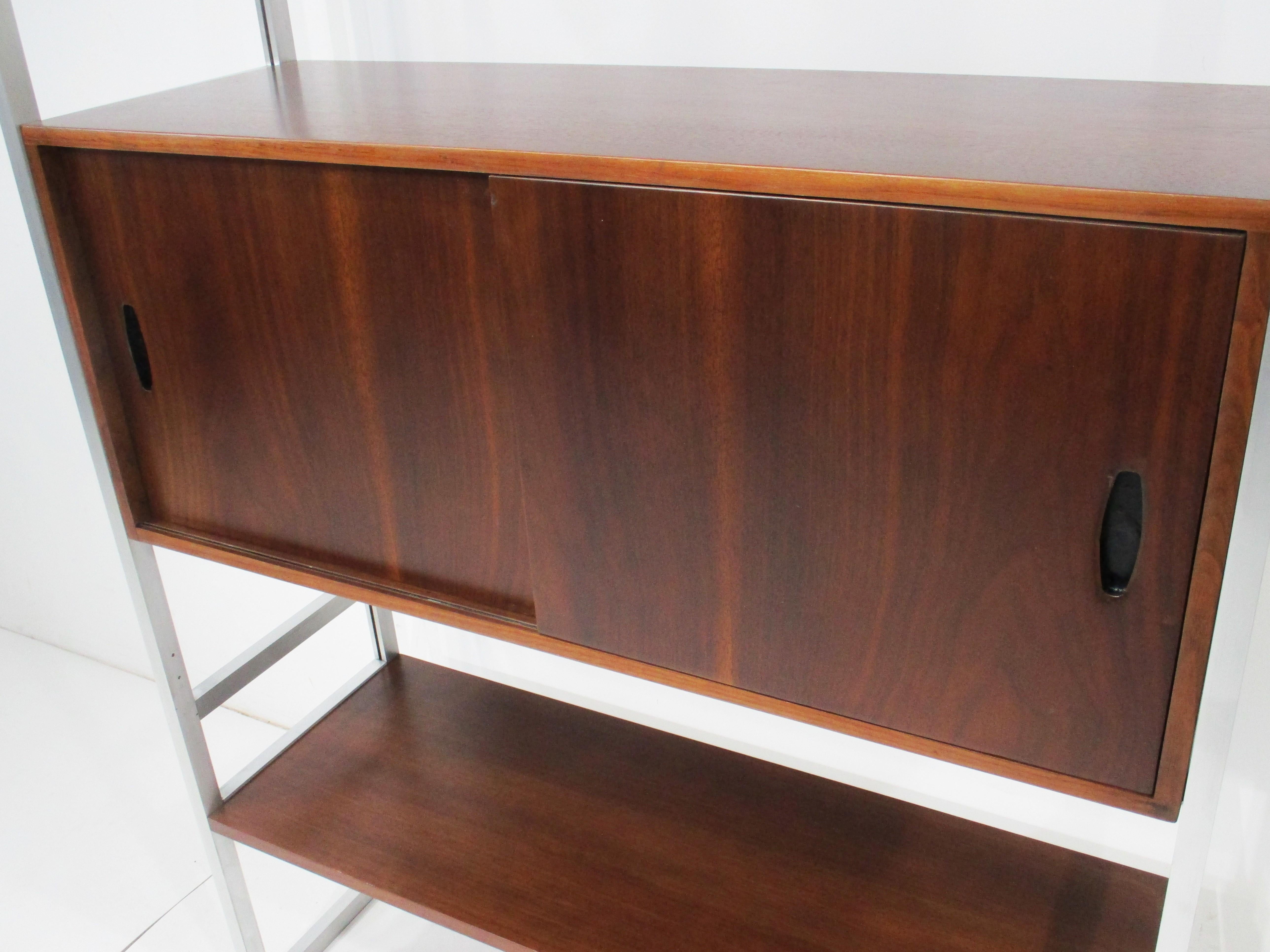 Aluminum Paul McCobb Bookcase for H. Sacks & Sons from the Connoisseur Collection