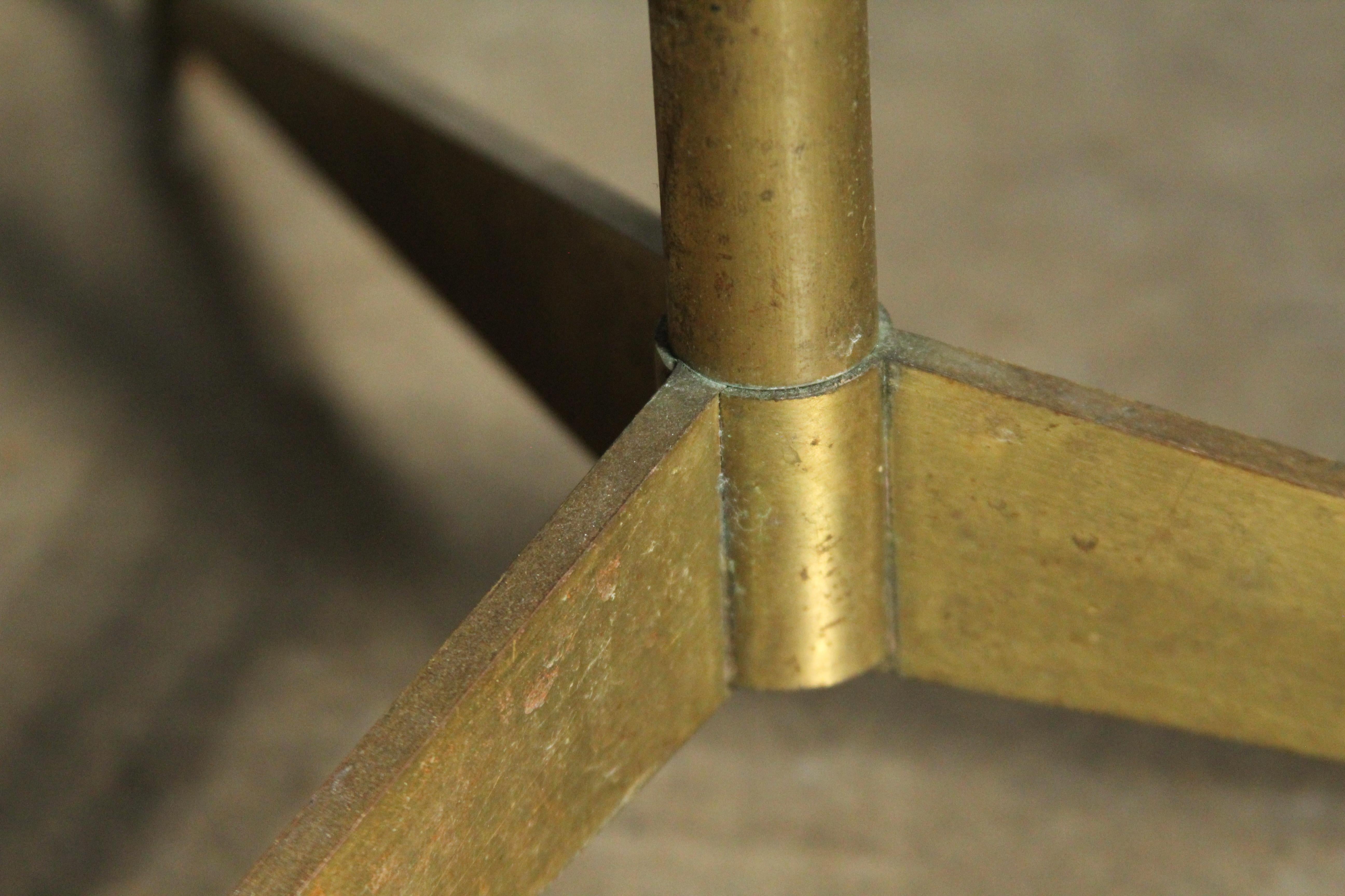 Paul McCobb Brass and Vitrolite 