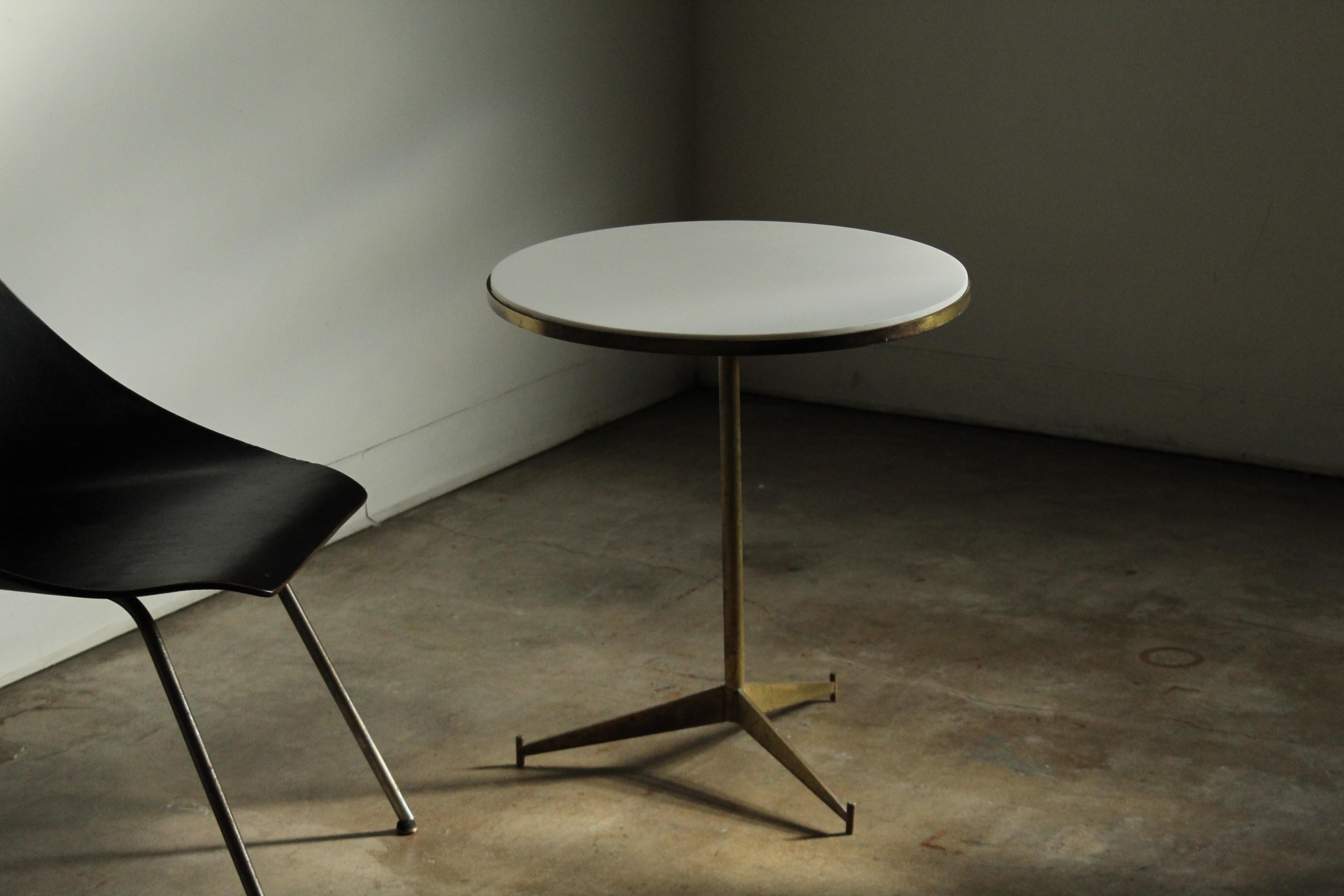 Paul McCobb Brass and Vitrolite 