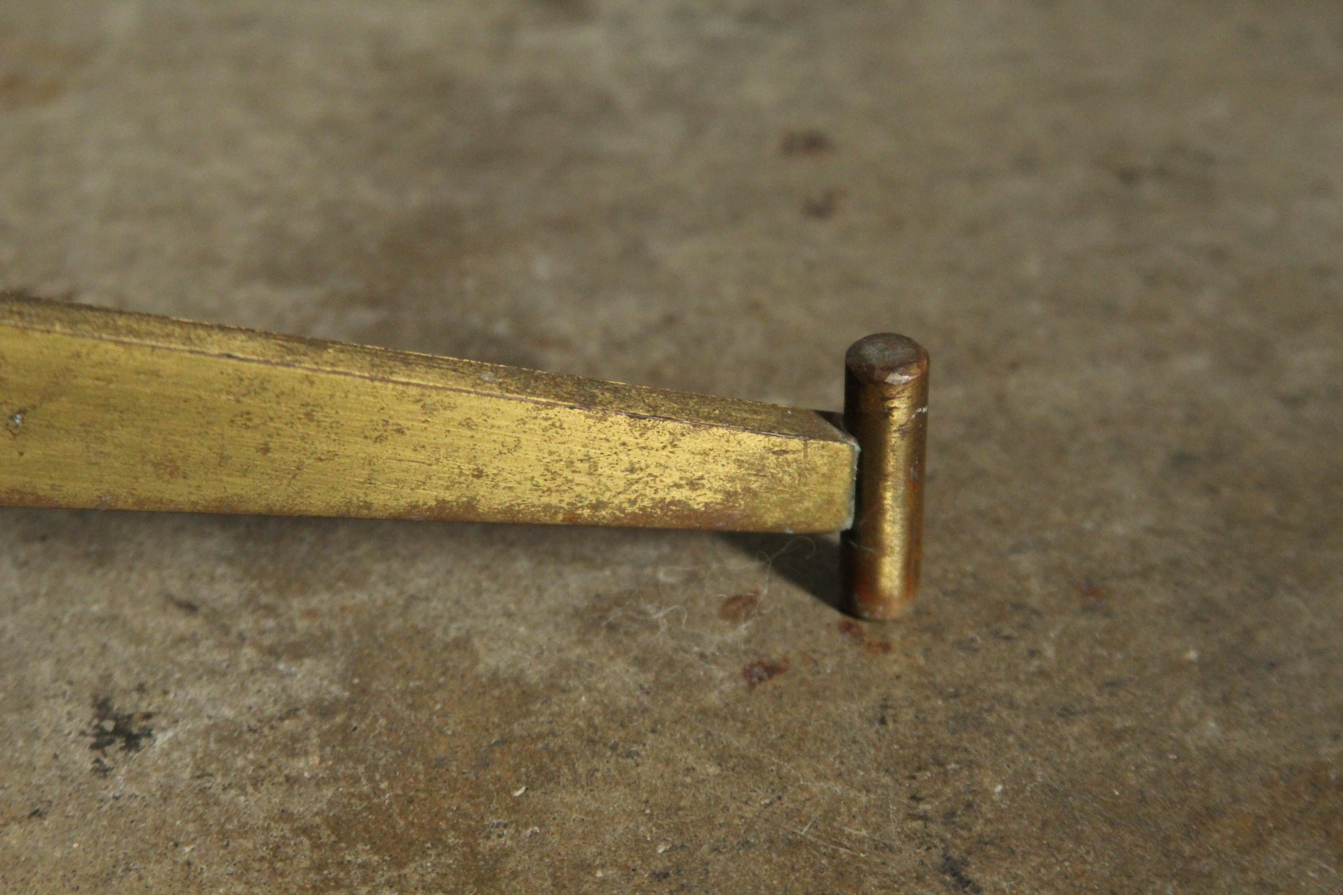 Paul McCobb Brass and Vitrolite 