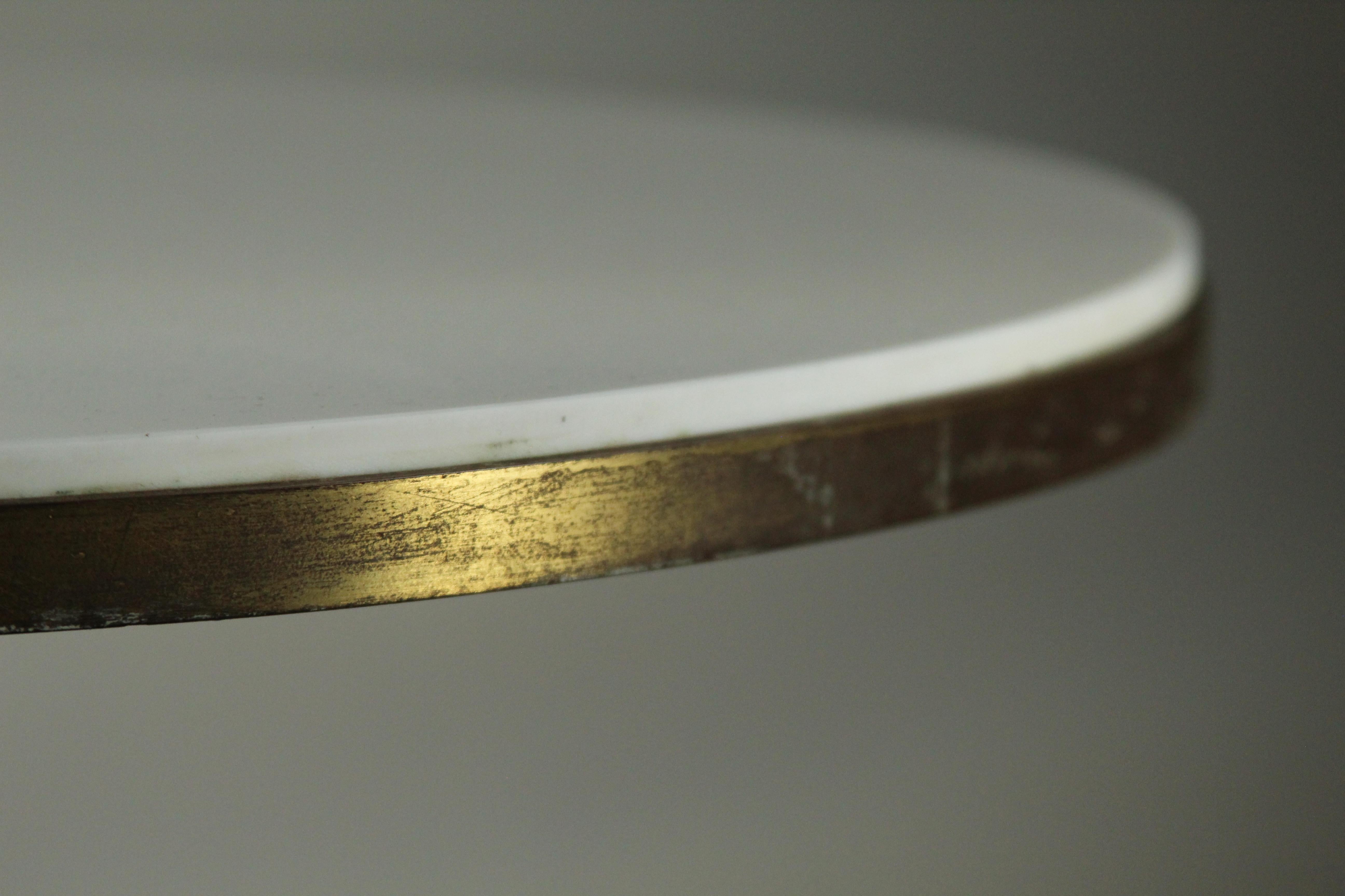 Paul McCobb Brass and Vitrolite 