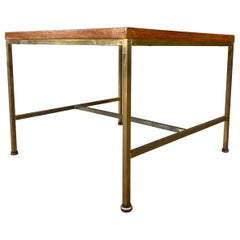 Paul McCobb Brass Frame Side Table for Calvin