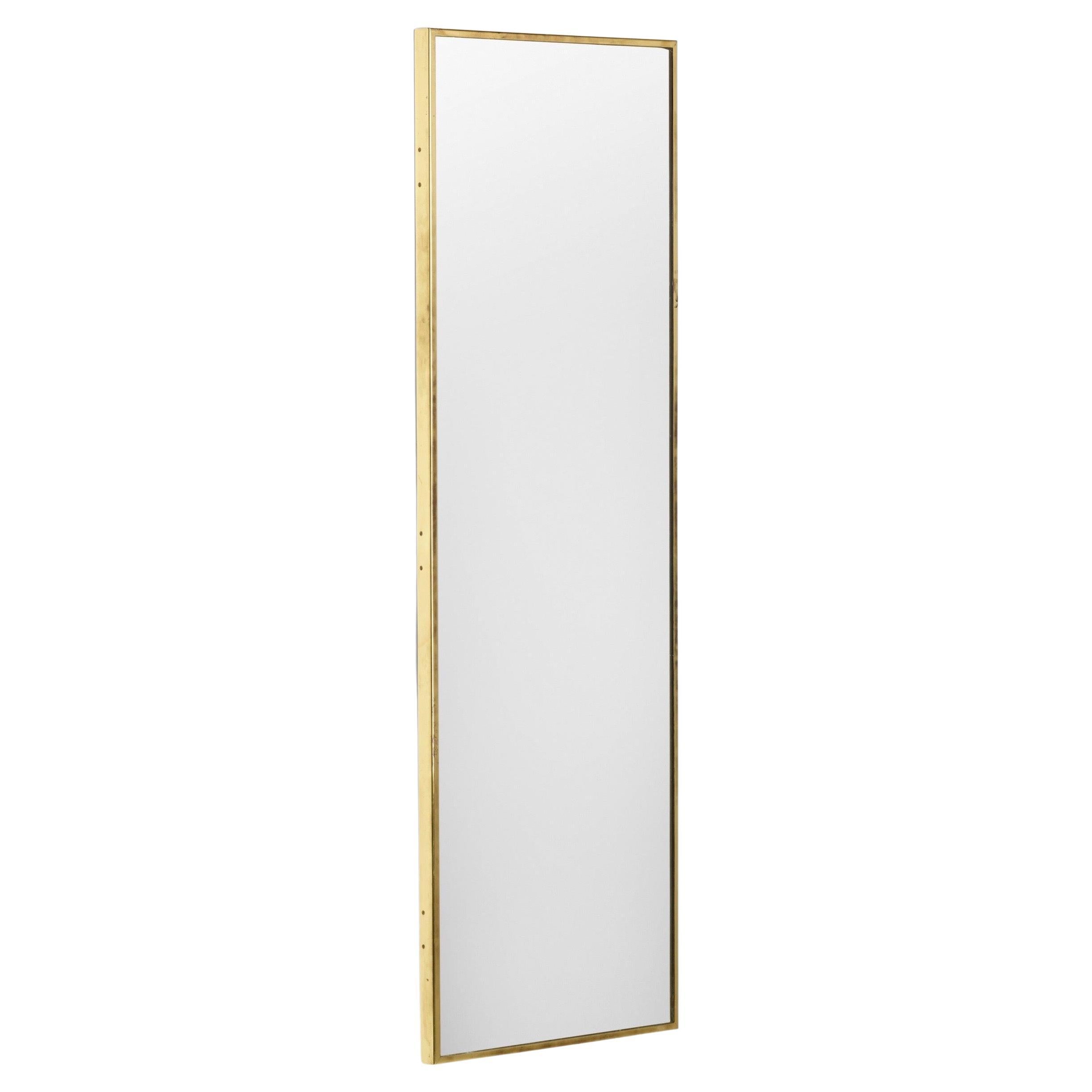 Paul McCobb Brass Framed Mirror by Bryce Originals