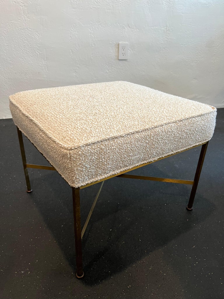 Paul McCobb Brass XBase Stools a Pair For Sale at 1stDibs