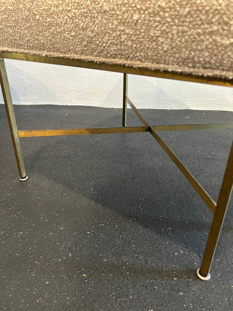 Paul McCobb Brass XBase Stools a Pair For Sale at 1stDibs