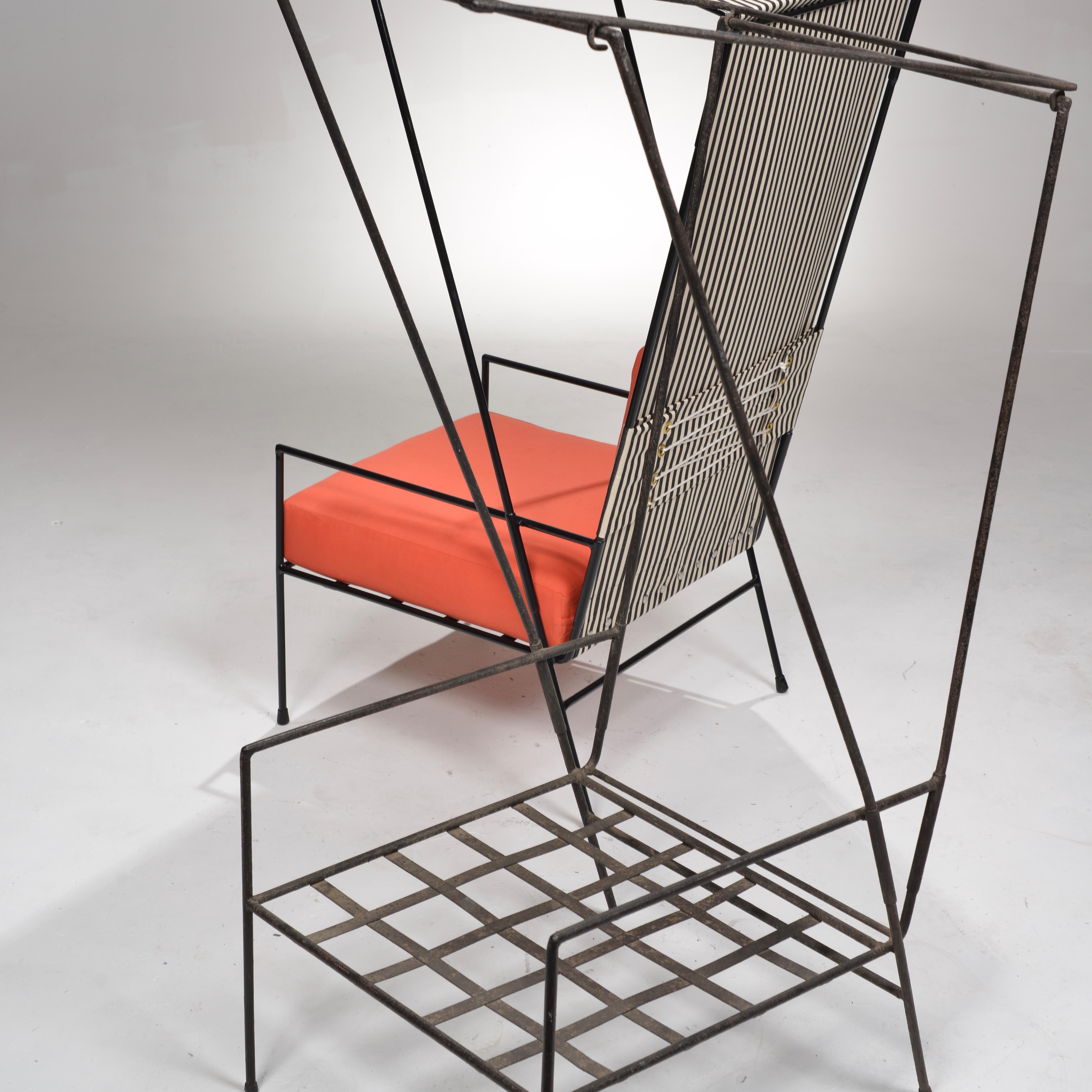 Cabana-Loungesessel von Paul Mccobb für die Arbuck Pavilion-Kollektion, 1952 (Moderne der Mitte des Jahrhunderts) im Angebot