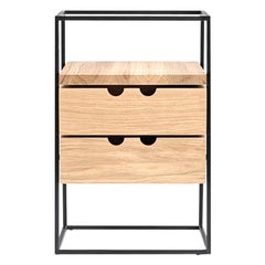 Paul McCobb „Cache-Schreibtisch Organiser“ aus Holz und Stahl von Karakter