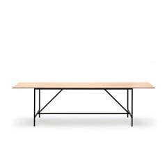 Paul McCobb Cache Dining Table, Wood and Steel by Karakter