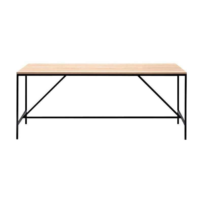 Paul McCobb Cache Dining Table, Wood and Steel by Karakter In New Condition For Sale In Barcelona, Barcelona